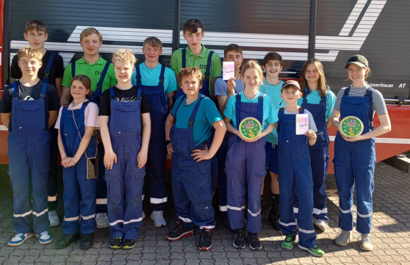 Jugendfeuerwehren der Gemeinde Wölpinghausen siegen zum dritten Mal in Folge