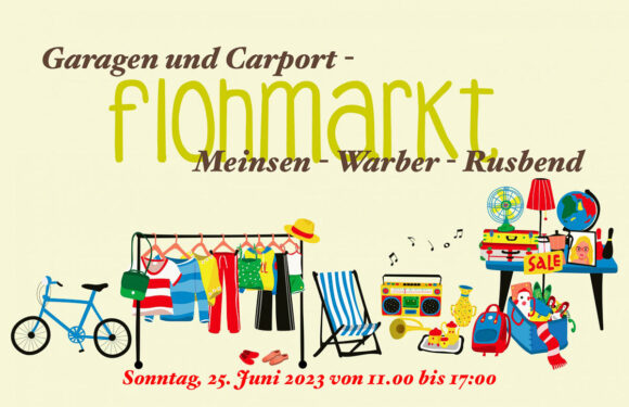 2. Carport- und Garagenflohmarkt mit Hoffest in Meinsen, Warber und Rusbend