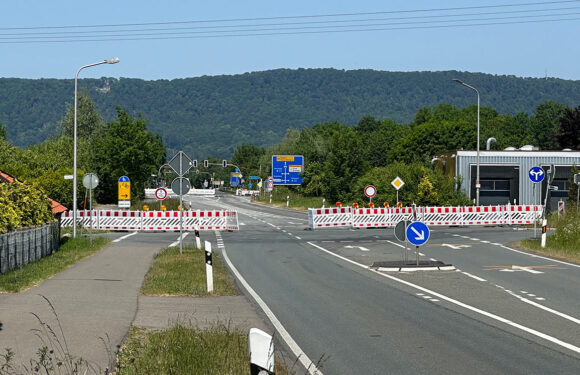 Porta Westfalica: Sanierung der B 482 geht in die letzten beiden Bauabschnitte
