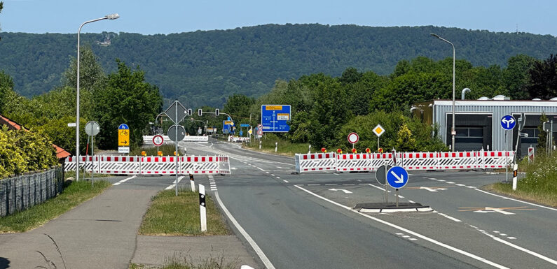 Porta Westfalica: Sanierung der B 482 geht in die letzten beiden Bauabschnitte