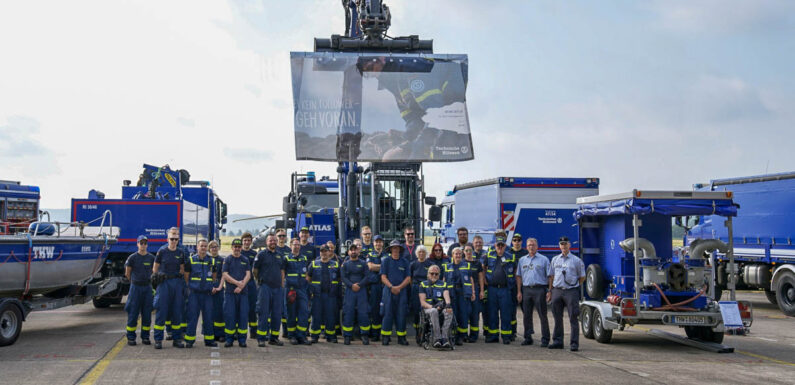 Mehrere THW-Ortsverbände beim Tag der Bundeswehr auf dem Heeresflugplatz in Bückeburg