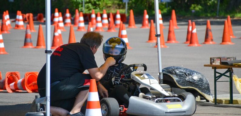 Kartslalom zum Kennenlernen als Ferienspaß-Aktion