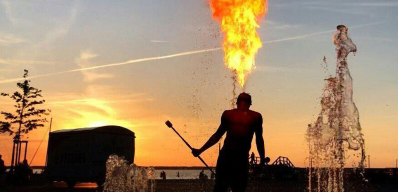 Feuerkunst und Jonglage als Ferien-Highlight mit Santos Lima