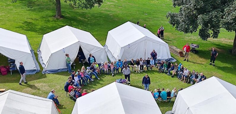 Voller Erfolg: Stadtzeltlager der Bückeburger Kinderfeuerwehren im Bergbad Bückeburg