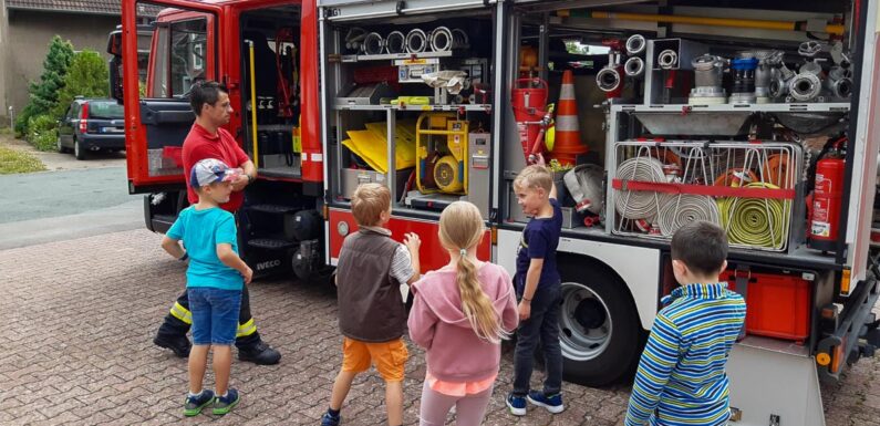 Ferienspaßaktion bei der Kinder- und Jugendfeuerwehr Röcke