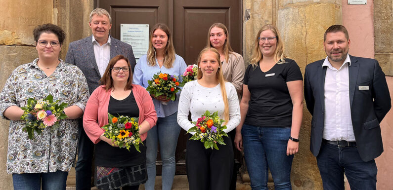 Ausbildungsstart 2023 bei der Stadt Bückeburg