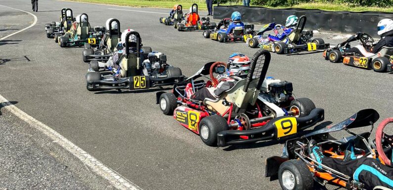 Jamie Alexander Zenker mit neuem Kart auf Platz zwei
