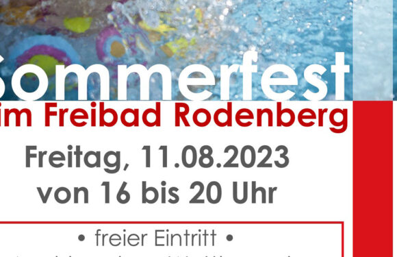 Sommerfest im Rodenberger Freibad