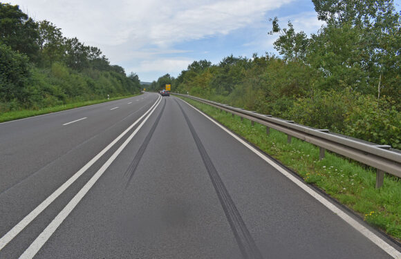 Auffahrunfall auf der B65: Verursacher stand unter Alkoholeinfluss