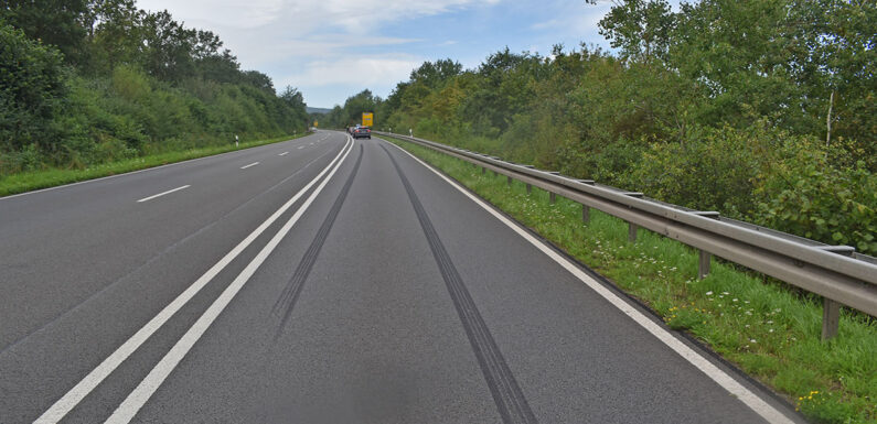 Auffahrunfall auf der B65: Verursacher stand unter Alkoholeinfluss