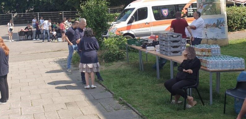 Spaß beim DRK-Kinderaktionstag in der Flüchtlingsunterkunft