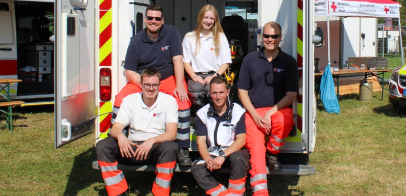DRK-Helfer beim MPS: 5 Tage, 70 Stunden, über 200 Hilfeleistungen, 22 Transporte ins Krankenhaus