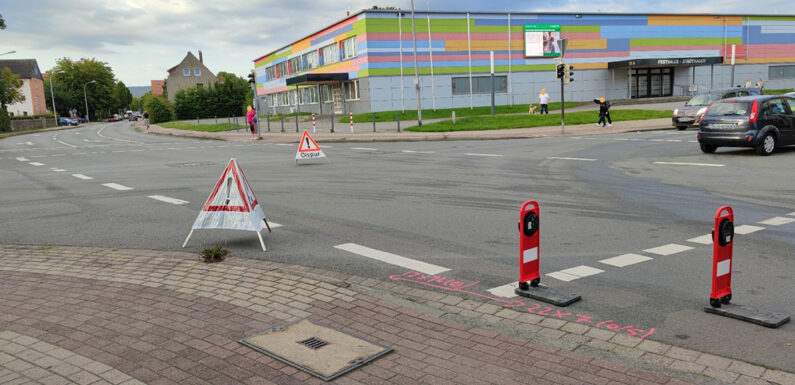 Dieselspuren in Bückeburg und Stadthagen: Radfahrer stürzt und verletzt sich leicht