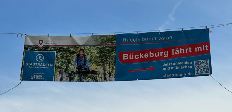 In Bückeburg freut man sich über die erfolgreiche Teilnahme am Stadtradeln 2023