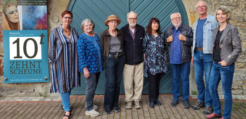 „ANSICHTSSACHEn VI“: 8 Künstler aus Stadthagen und Schaumburg feiern 10 Jahre Jubiläum