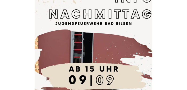 Jugendfeuerwehr Bad Eilsen lädt zu Info-Nachmittag ein