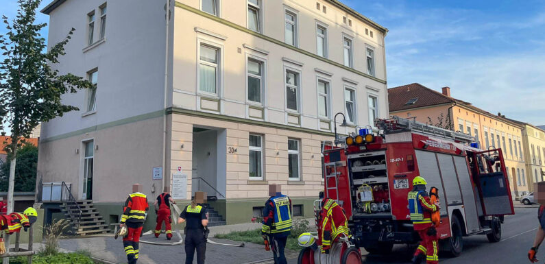 Bückeburg: Feuerwehreinsatz in der Bahnhofstraße
