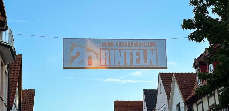 Rinteln feiert 20-jähriges Jubiläum der Fußgängerzone