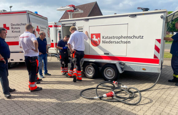 Stromausfall in der Samtgemeinde Niedernwöhren: Eine Katastrophenschutzübung der DRK Kreisbereitschaft Schaumburg