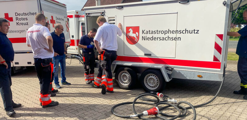 Stromausfall in der Samtgemeinde Niedernwöhren: Eine Katastrophenschutzübung der DRK Kreisbereitschaft Schaumburg