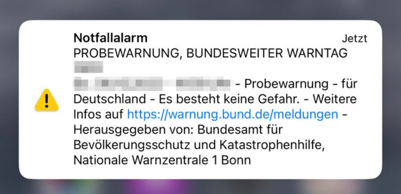 Bundesweiter Warntag: Am 11. September wird wieder der Probealarm ausgelöst