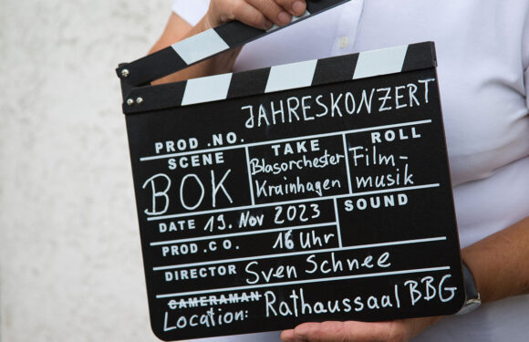 Blasorchester Krainhagen spielt besondere Filmmusik beim Jahreskonzert