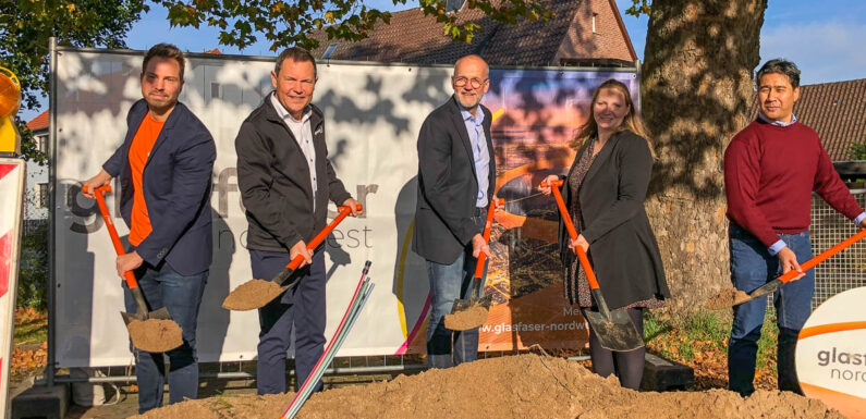 Mehr als 7000 Anschlüsse für Haushalte und Unternehmen: Glasfaser Nordwest startet den Ausbau in Bückeburgs Kernstadt