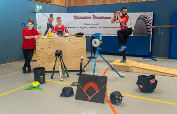 Nach neun Jahren Pause wieder Hallenzeit für Baseballnachwuchs in Bückeburg
