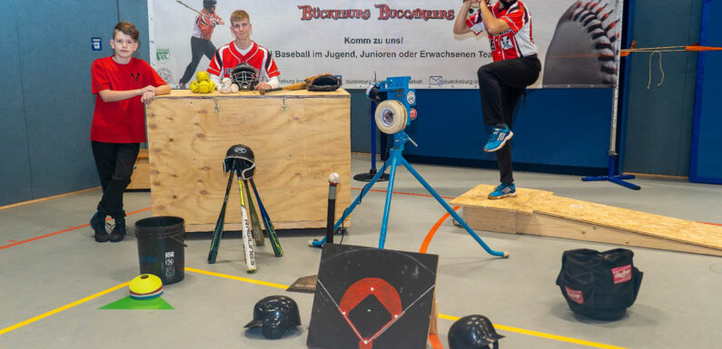 Nach neun Jahren Pause wieder Hallenzeit für Baseballnachwuchs in Bückeburg