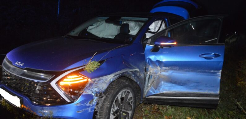 Unfall auf der B65 bei Bückeburg: Verlor der Autofahrer das Bewusstsein?
