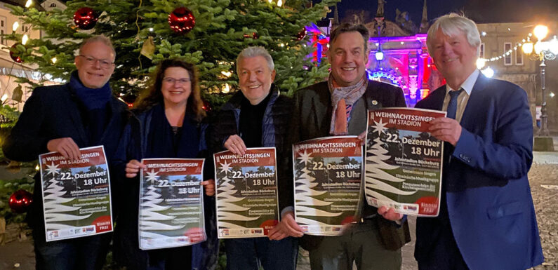 Traditionelles Weihnachtssingen im Bückeburger Jahnstadion