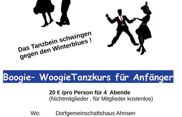TSC Blau-Gold Röcke veranstaltet Schnuppertanzkurs für Boogie Woogie