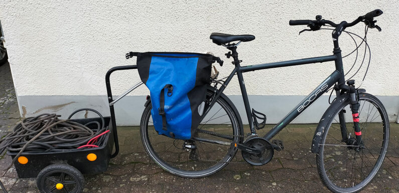 Pechvogel in Bückeburg: Einbrecher fährt mit Fahrrad zum Tatort, wird eingesperrt und muss zu Fuß flüchten