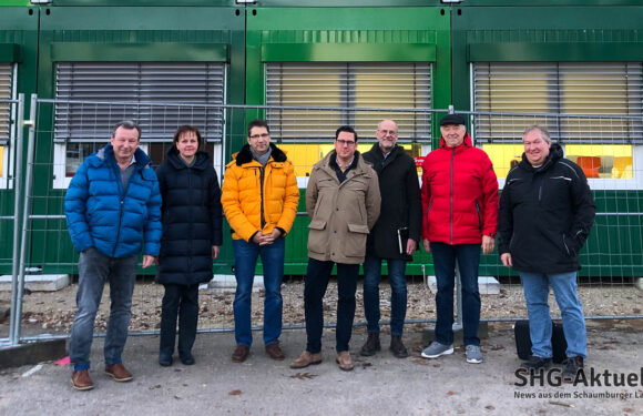 Über 100 Module bilden einen neuen Lernort: Interimsschule in Evesen offiziell eingeweiht und bezogen