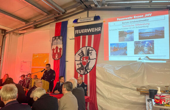 Einsatzgeschehen bleibt hoch: Ortsfeuerwehr Enzen zieht Bilanz für 2023