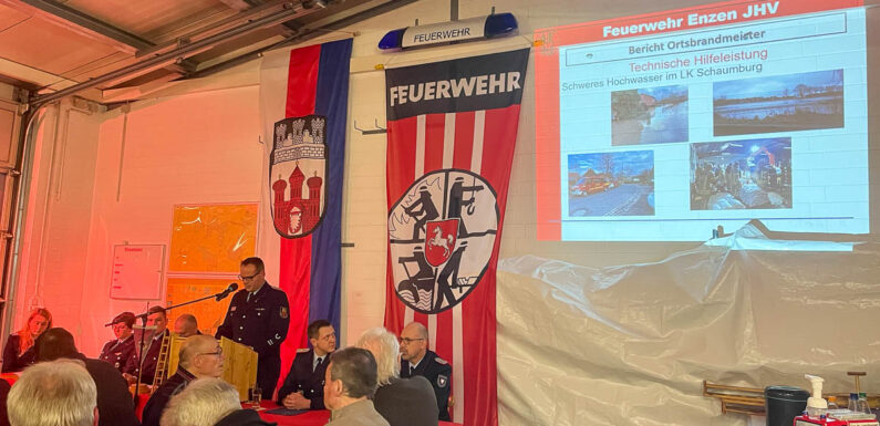 Einsatzgeschehen bleibt hoch: Ortsfeuerwehr Enzen zieht Bilanz für 2023