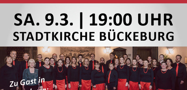 Konzert in der Stadtkirche Bückeburg: Schaumburger Jugendchor und Jugendchor St. Nicolai Einbeck