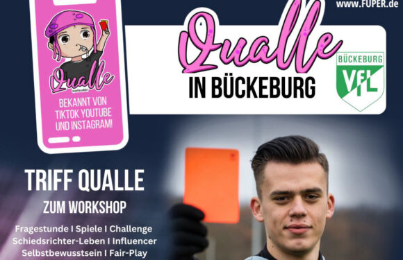 TikTok-Schiedsrichter und Influencer „Qualle“ pfeift und informiert