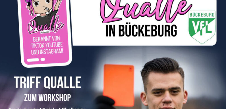 TikTok-Schiedsrichter und Influencer „Qualle“ pfeift und informiert