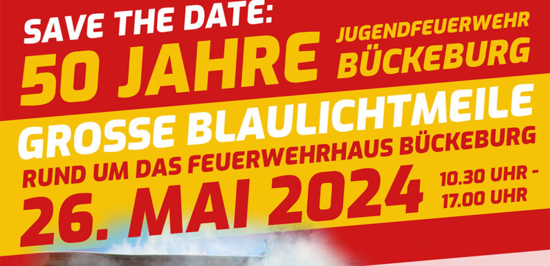 Jugendfeuerwehr Bückeburg feiert 50-jährigen Geburtstag mit Tag der offenen Tür