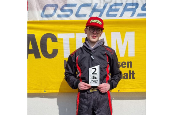 Nevio Ilias im Kartslalom wieder auf Platz 2: Kleine SMC-Gruppe beim Oscherslebener Verein