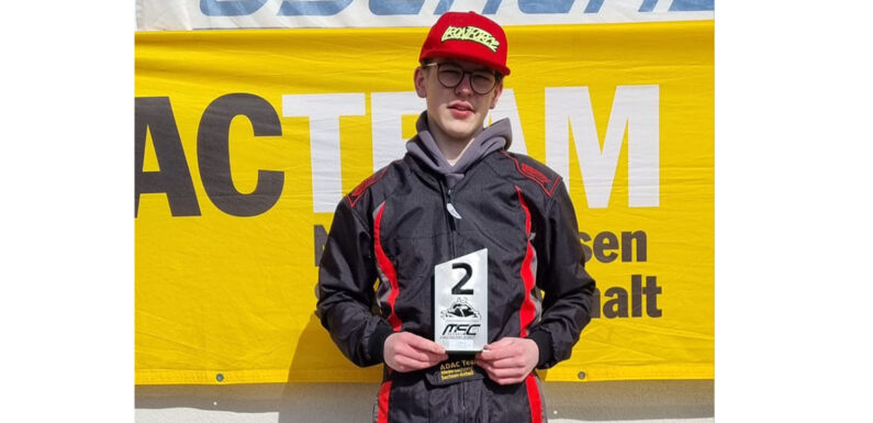 Nevio Ilias im Kartslalom wieder auf Platz 2: Kleine SMC-Gruppe beim Oscherslebener Verein