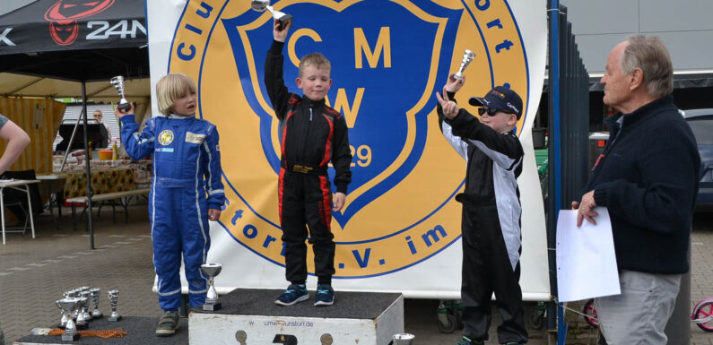 Stadthäger Kart Kids unterwegs beim Club für Motorsport Wunstorf