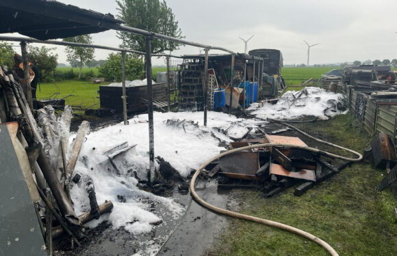 Brennende Gartenhütte sorgt für Feuerwehreinsatz in Stadthagen