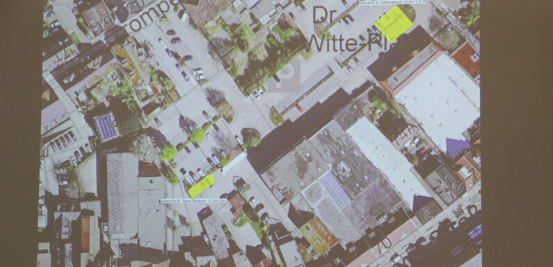 Unter Solarzellen parken und laden: Planungen für Solar Car- und Radport gehen weiter