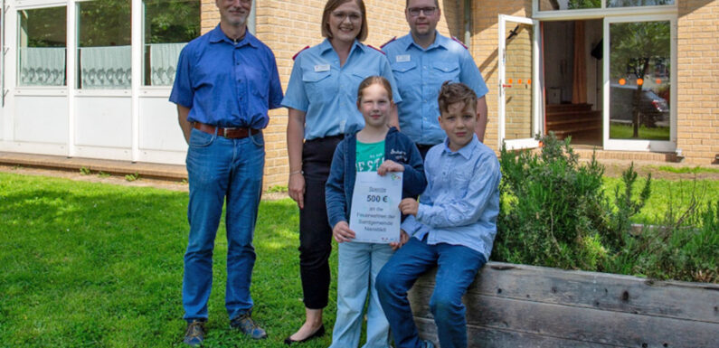Grundschule Nienstädt spendet an die Jugendfeuerwehr der Samtgemeinde
