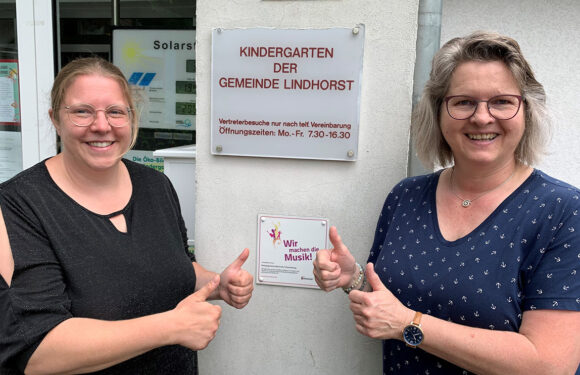 Im Kindergarten Lindhorst spielt die Musik: Kooperation mit der Kreisjugendmusikschule