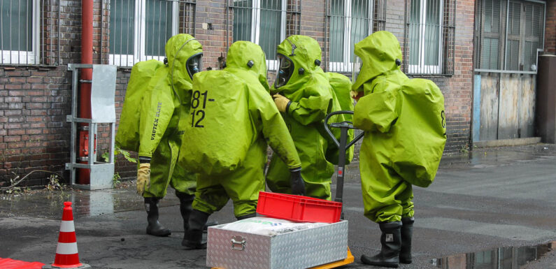 Gefahrgutzug veranstaltet zweitägige Übung mit 30 Ehrenamtlichen für den Ernstfall