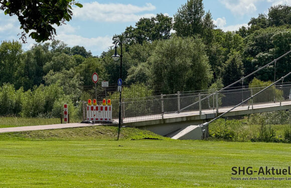 Glacisbrücke in Minden ist gesperrt