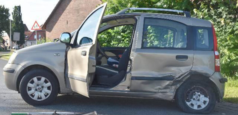 Vorfahrt missachtet: Schock und Sachschaden bei Unfall in Gelldorf